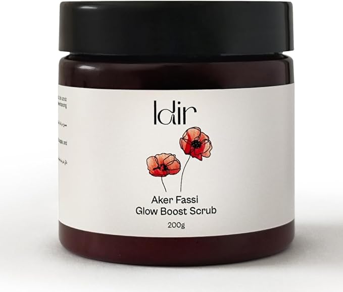 IDIR Aker Fassi Body Scrub and Face Scrub | with Argan Essential Oil and Sweet Almond Oil | Dull Skin â€“ Brightening Formula - Deep Exfoliating Scrub Enriched with Vitamin E and Antioxidants - Image 2